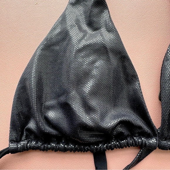 Swimwear two-piece black size M TOUCHE BALNEAIRE  VGUC - Picture 4 of 11